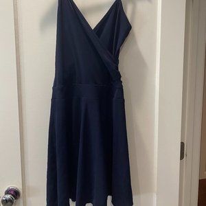 Jonathan Martin Blue Dress with Spaghetti Straps
